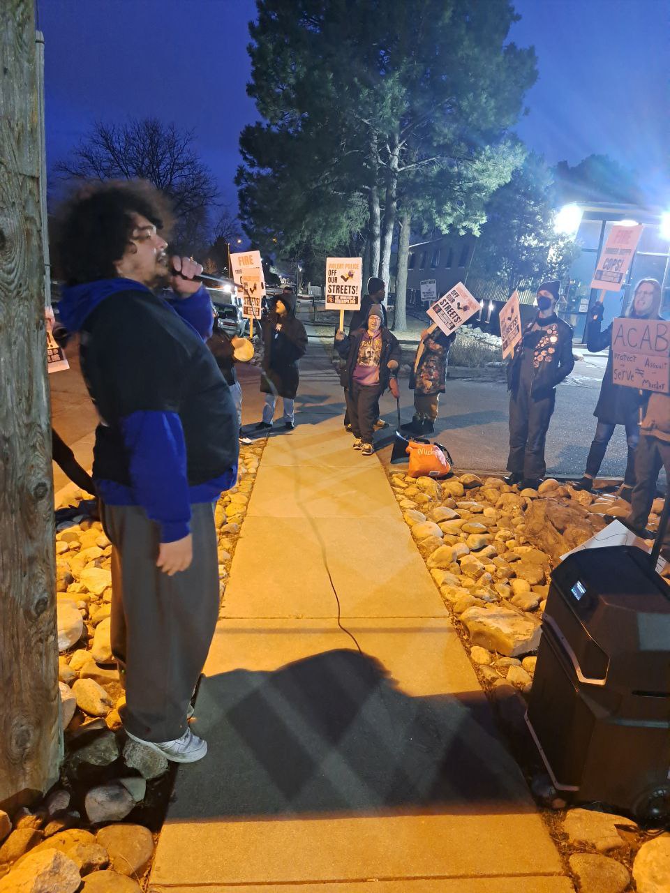 Colorado Springs protest demands answers after police shooting.