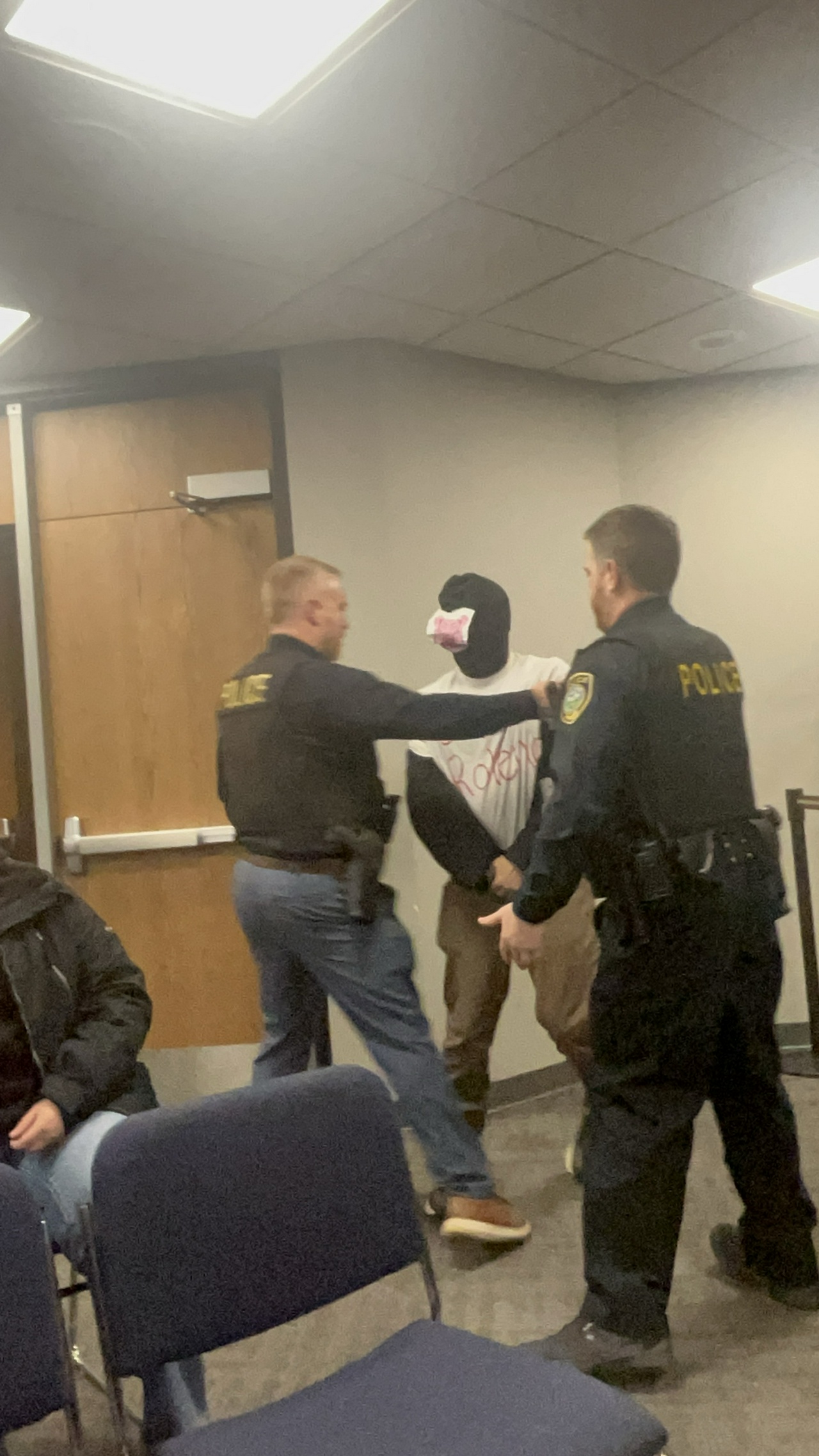 Disruption of the Oak Lawn Fire & Police Commission meeting, demanding justice for Murod Kurdi. | FightBack! News