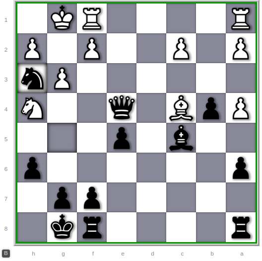 Knight-Queen Combination Checkmate