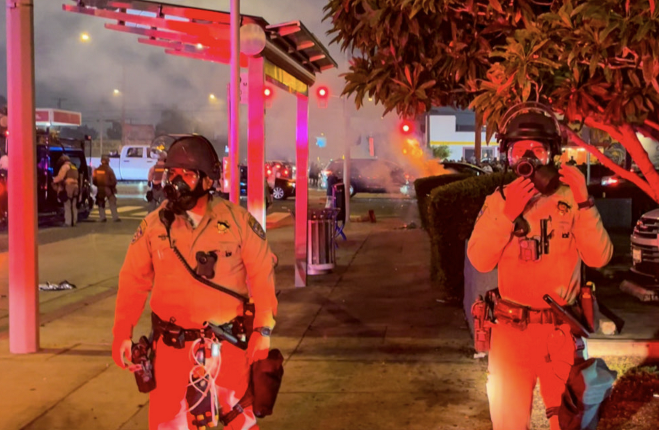 LA cops attack Chicano Dodgers fans after World Series win. | Fight Back! News LA cops attack Chicano Dodgers fans after World Series win.