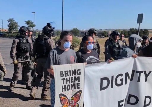 4 arrested during immigrant rights protest at ICE field office in Colorado