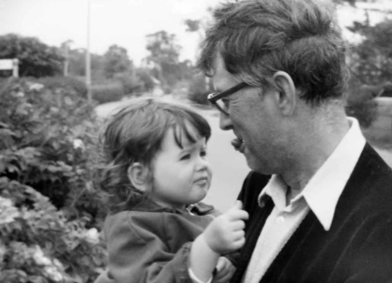 Randi med farfar Gunnar