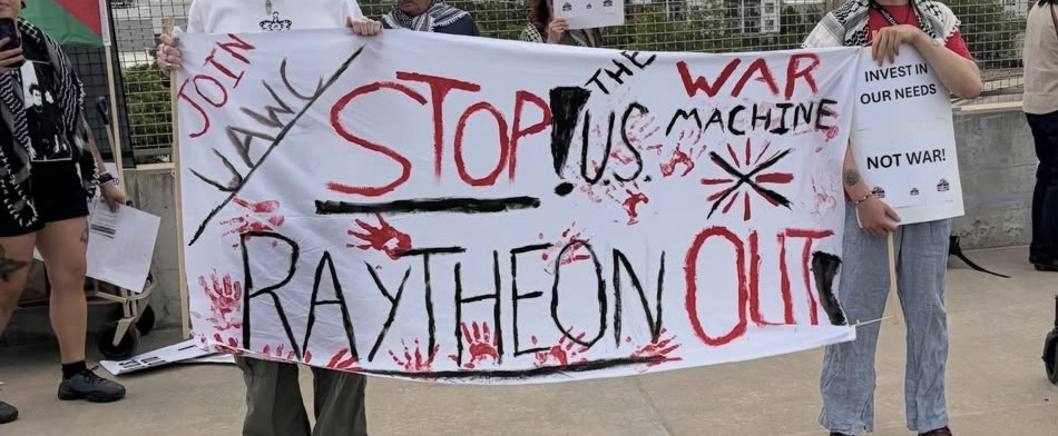 UAWC activists hold