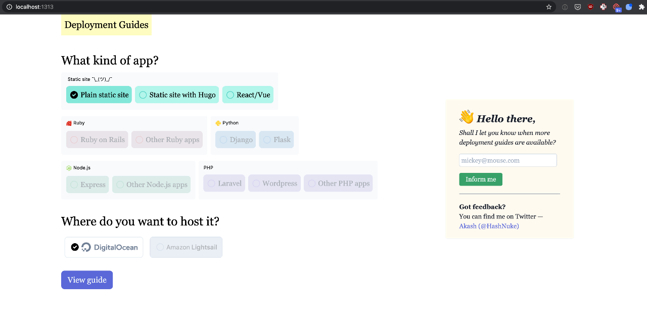 26-AUG-2020: DeployMyApp