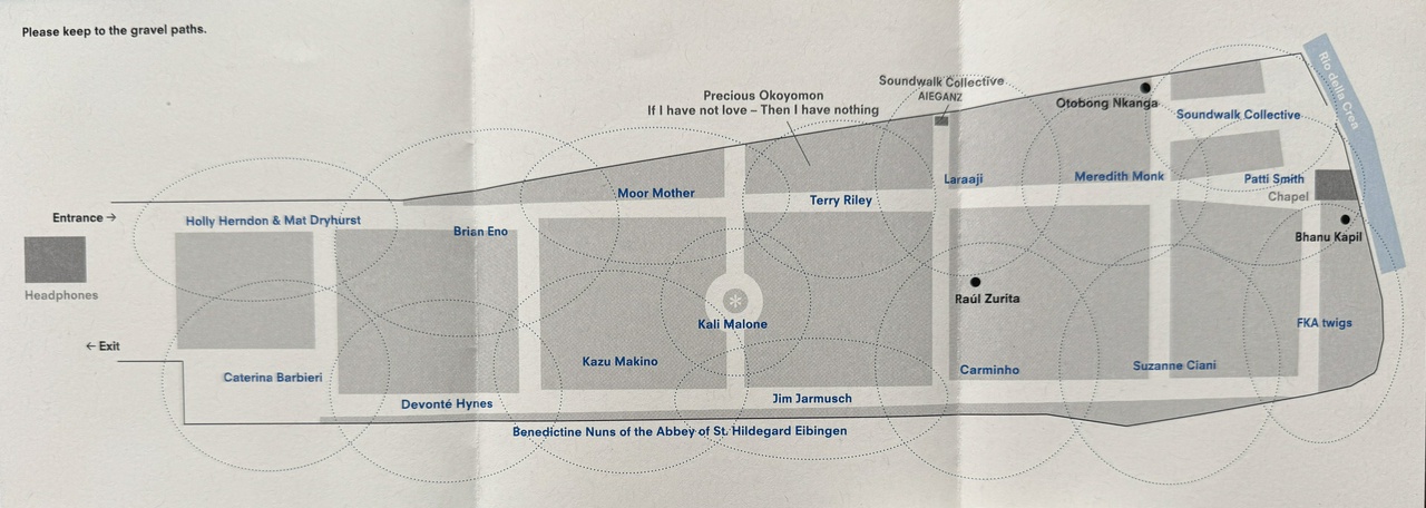 Map of the garden