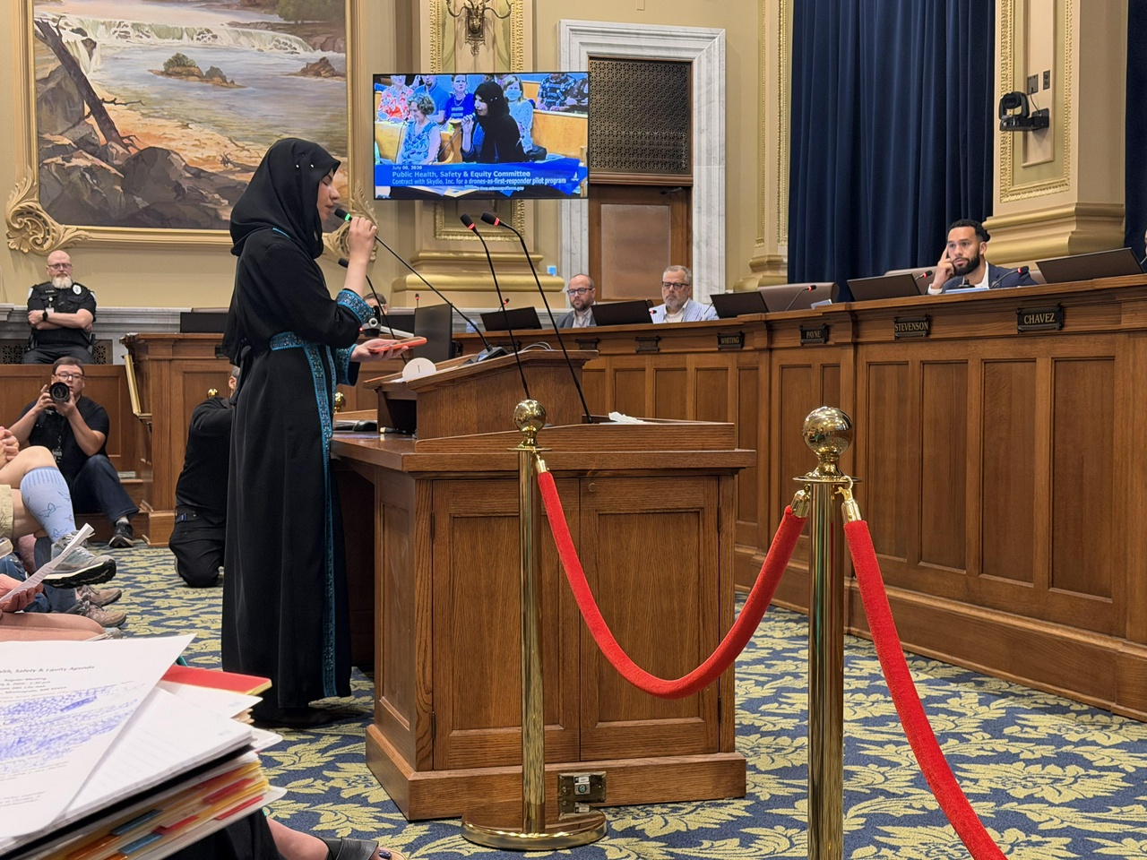 Minneapolis residents pack city council committee hearing to say no to Skydio drone proposal