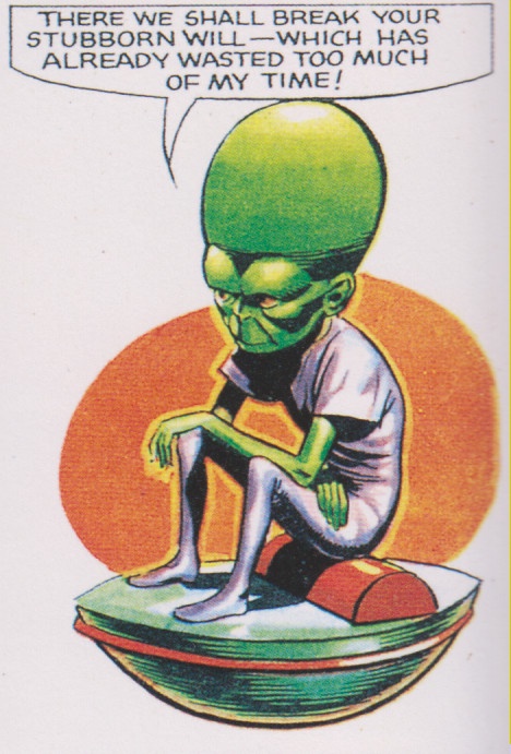 The Mekon drawn by Frank Hampson