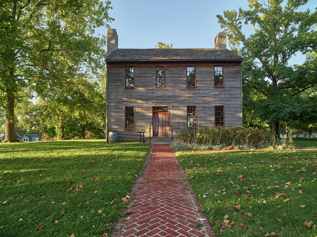 The old Postville Courthouse in Lincoln, Illinois, via The Library of Congress—Abraham Lincoln practiced law there from 1847 to 1859.
