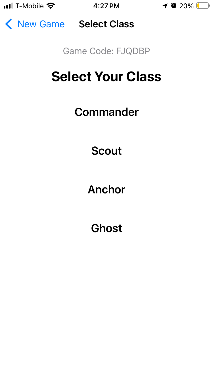 Turf class selection