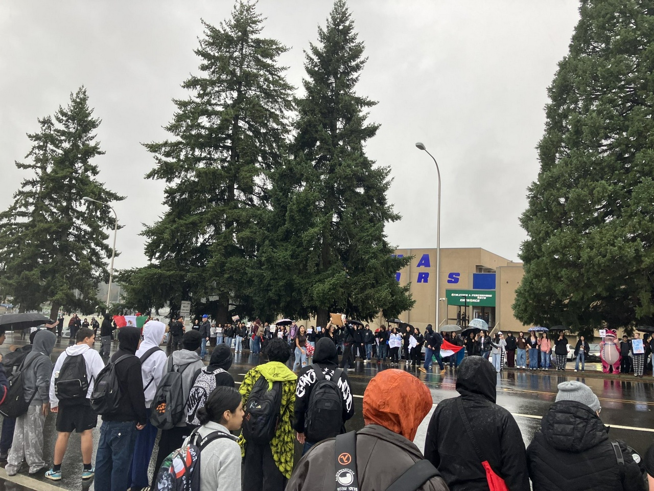 Beaverton, Oregon students walk out of classes demanding school district take action against ICE.