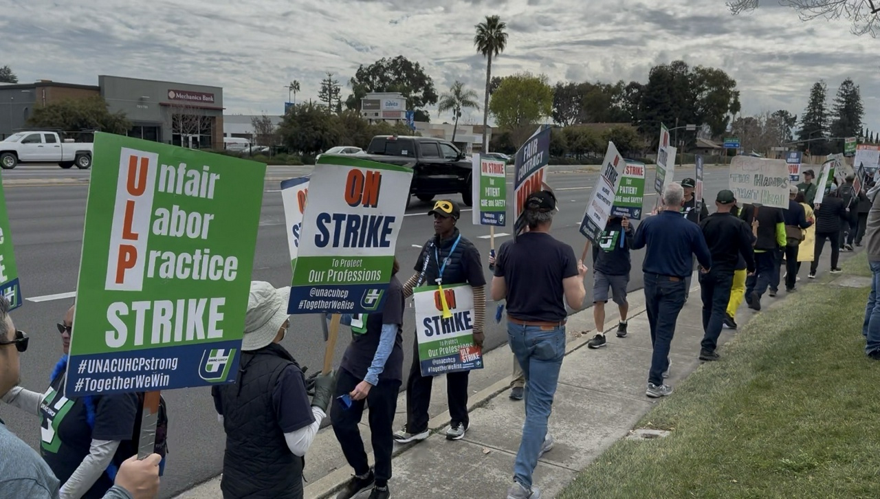 Striking Santa Clara, California nurses take on Kaiser Permanente.