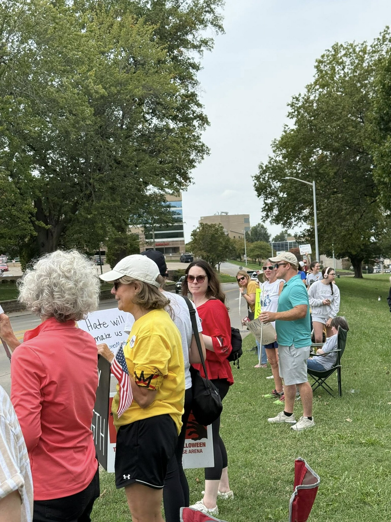 No Kings protest in Cape Girardeau, Missouri.