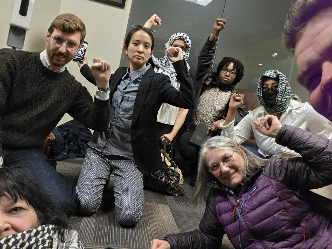 Seattle sit-in demands end to the war on Iran. | FightBack! News