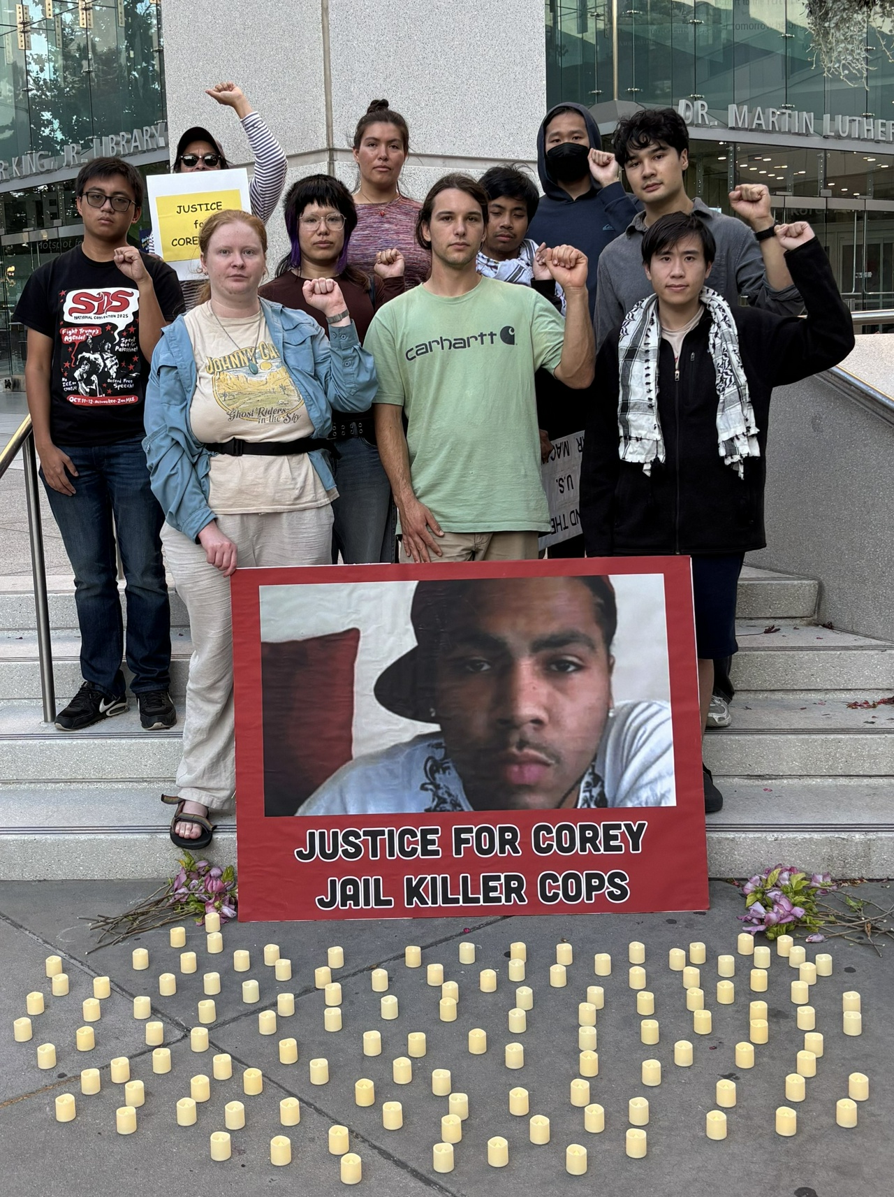 San Jose vigil demands justice for Corey Ruiz. | Fight Back! News