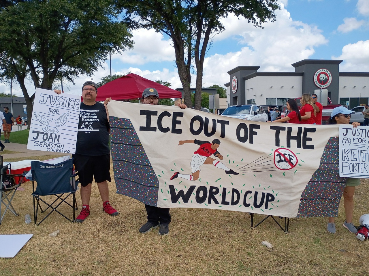 Dallas protest against ICE murders. | Fight Back! News Dallas protest against ICE murders.