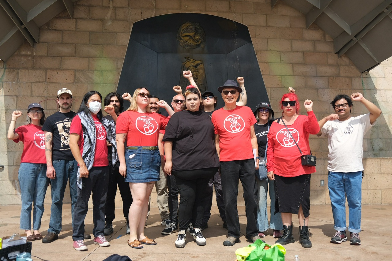 Los Angles: Centro CSO press conference demands hands off Nadia Topete