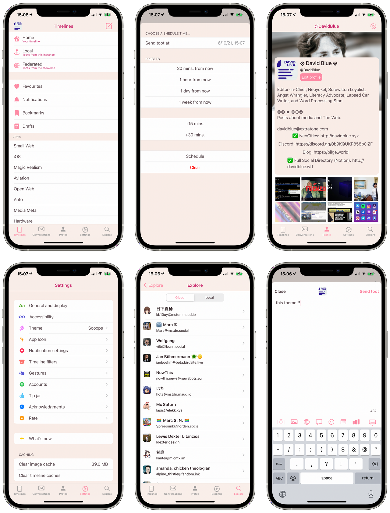 Mercury for iOS - Scoops Theme