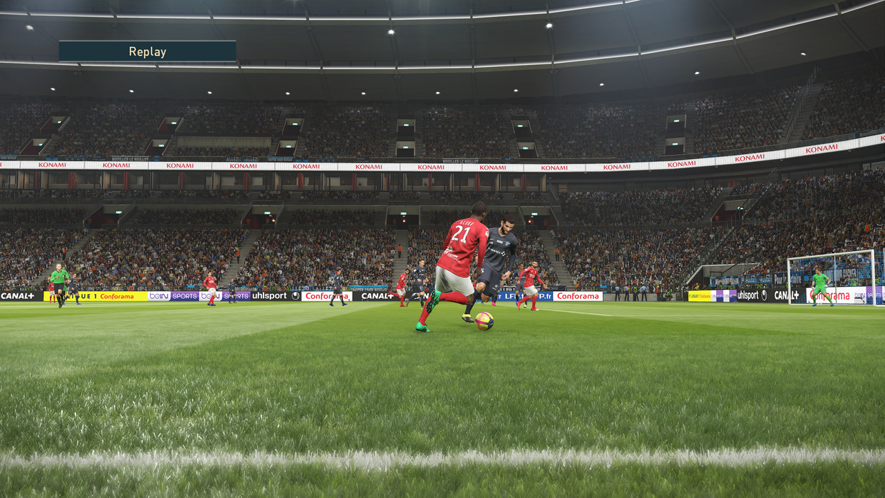 Defense sequence in PES 2019 - 2