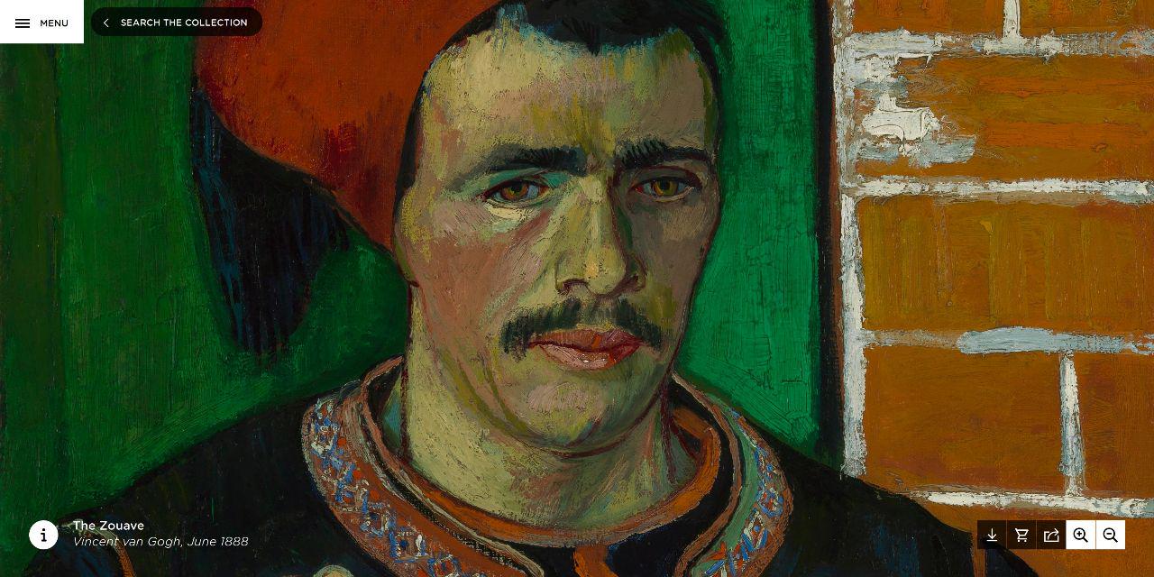 " Le Zouave ", Vincent van Gogh