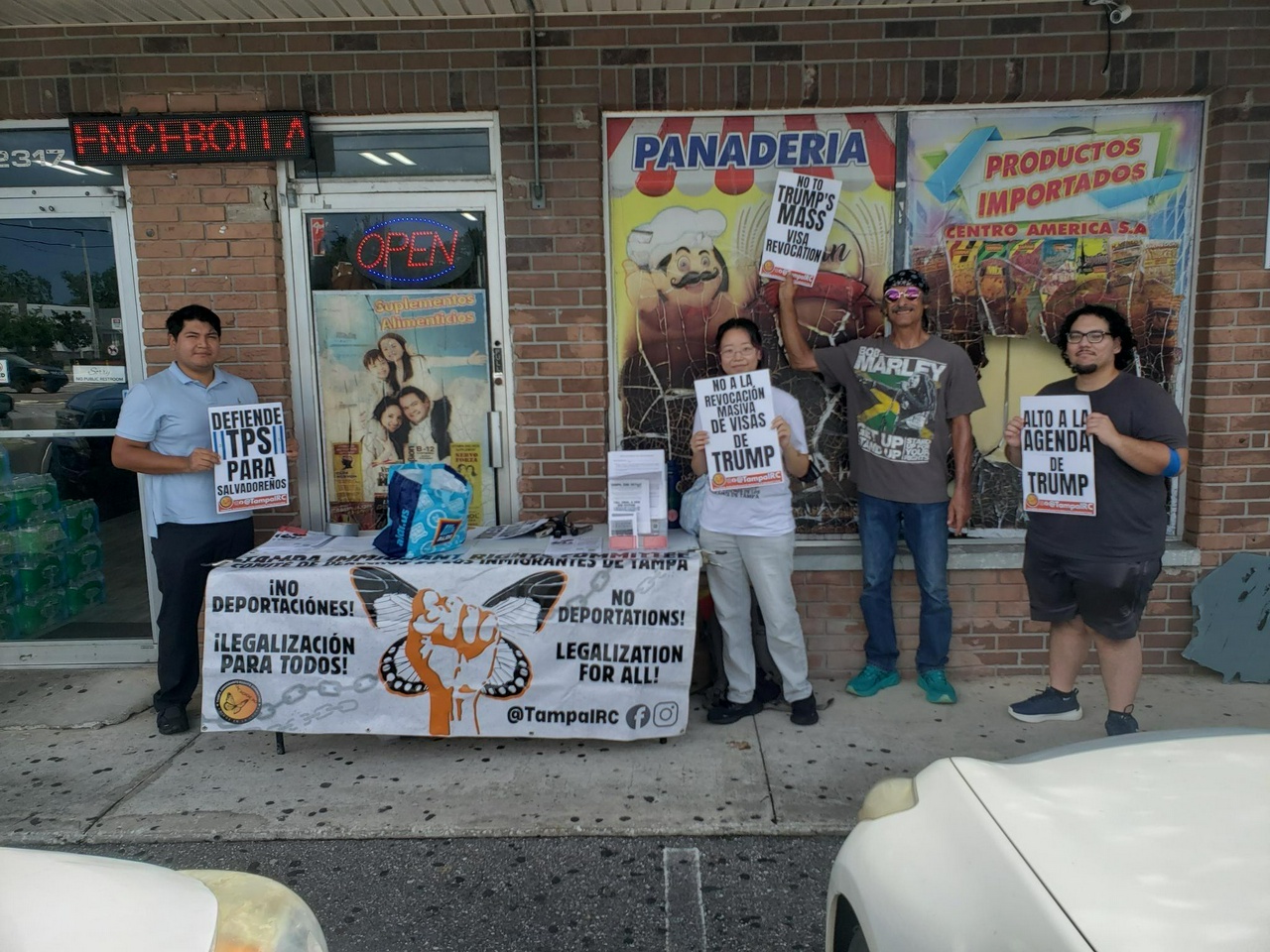 Tampa immigrant rights activists defend TPS. | Fight Back! News