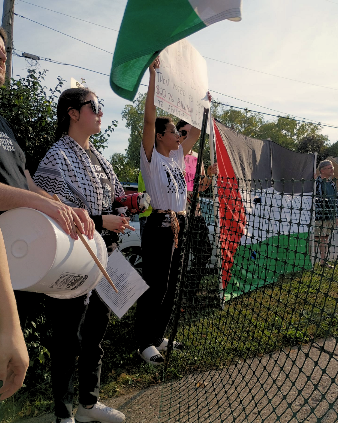 U.S. Rep. Hillary Scholten runs away from pro-Palestine demonstrators