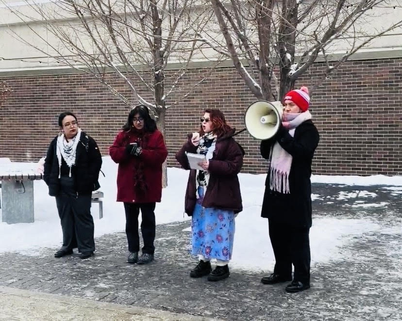 Chicago students demand ICE out.