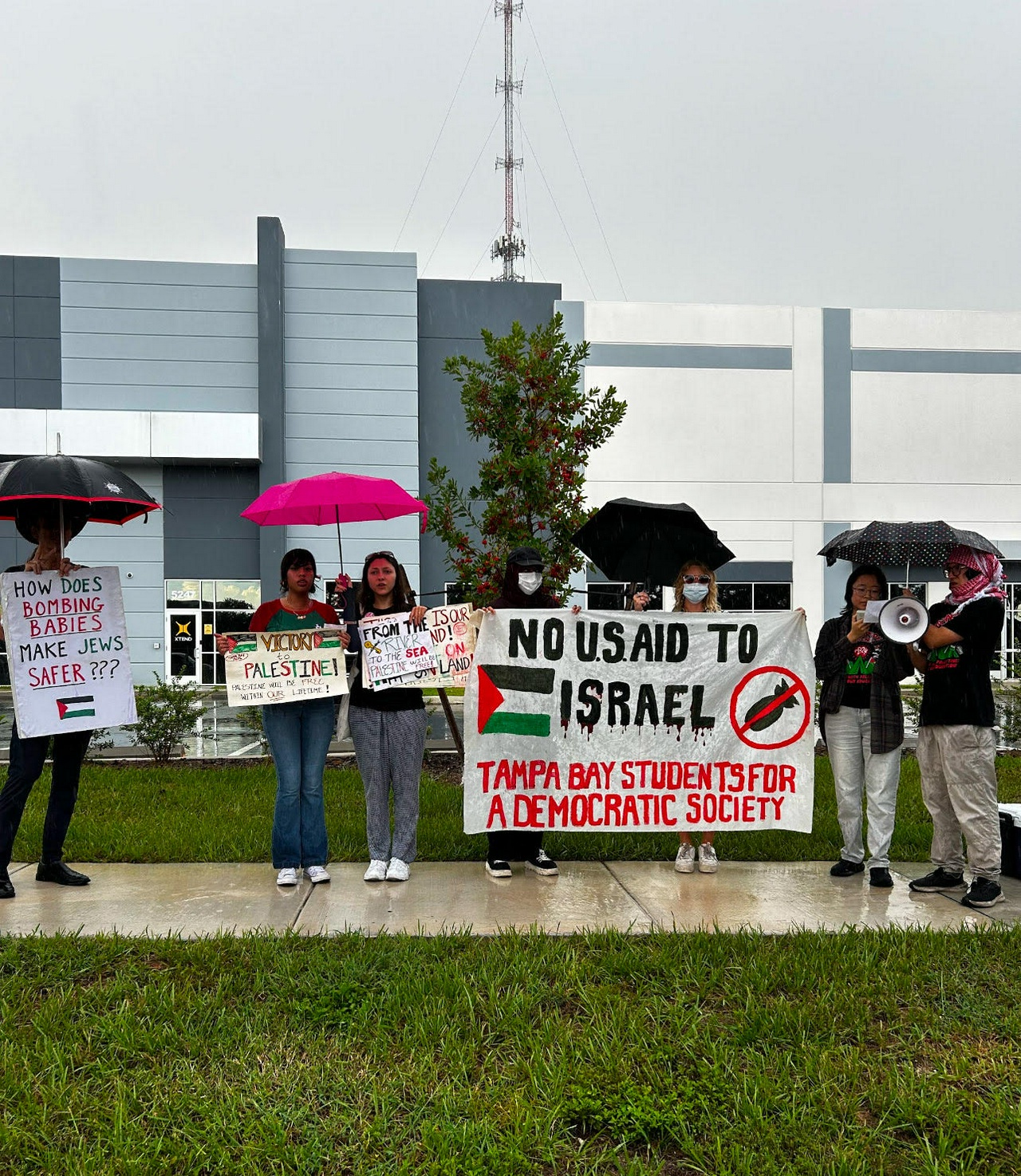 Tampa protest against the genocide in Gaza.
