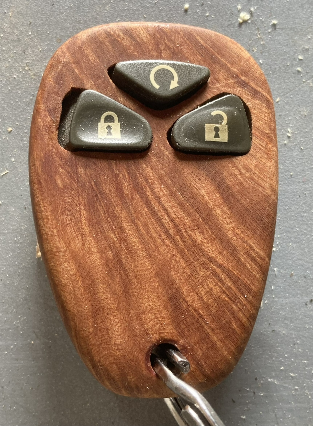 Front of car key fob