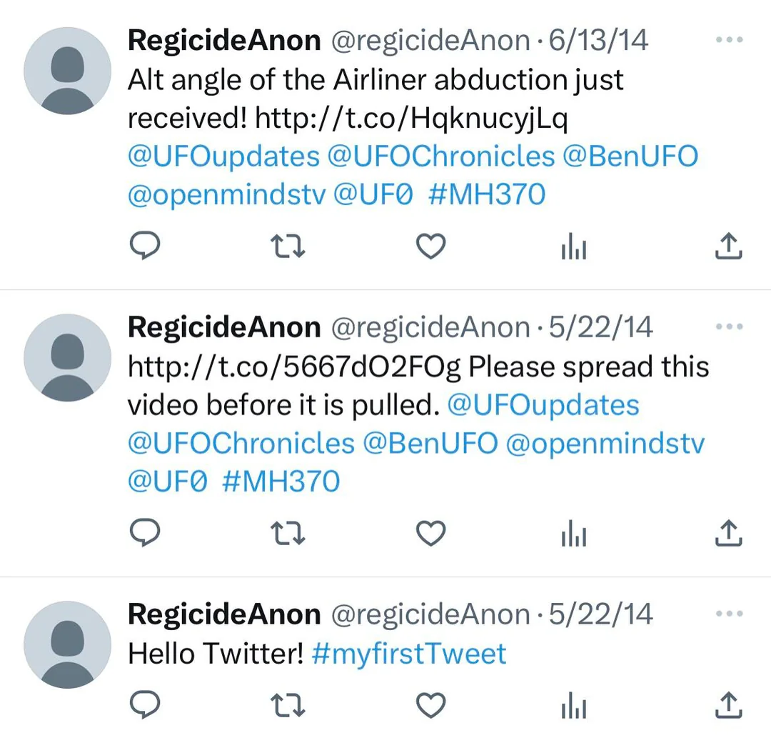 Regiside anon tweet