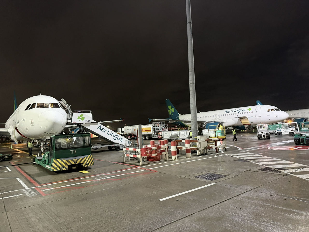 Dublin Airport at 6:30 in the morning
