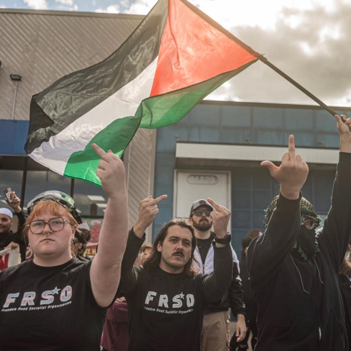 Michigan protest against racist reactionary Jake Lang. | Fight Back! News Michigan protest against racist reactionary Jake Lang.