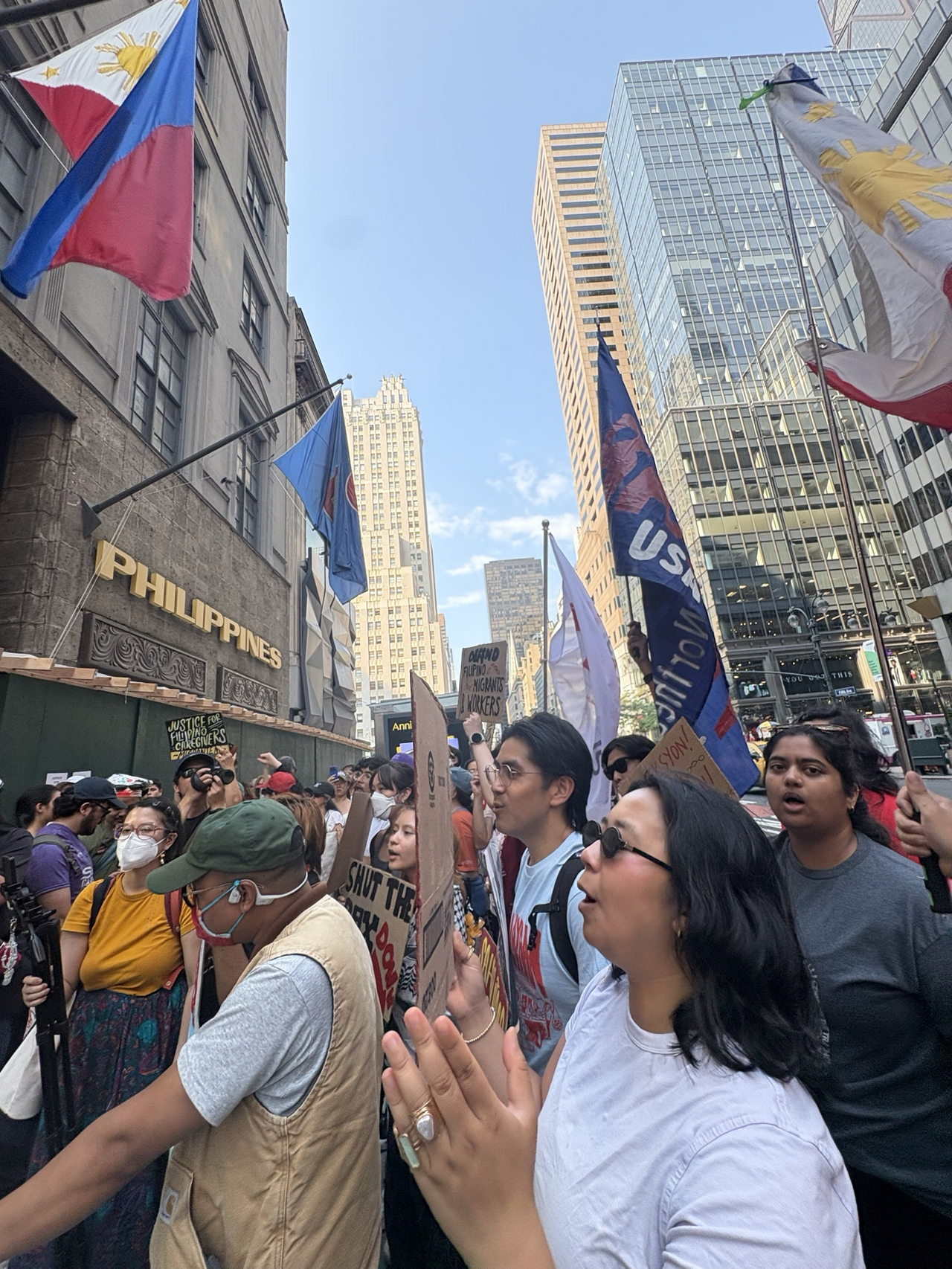 Filipino organizations rally for People’s State of the Nation Address