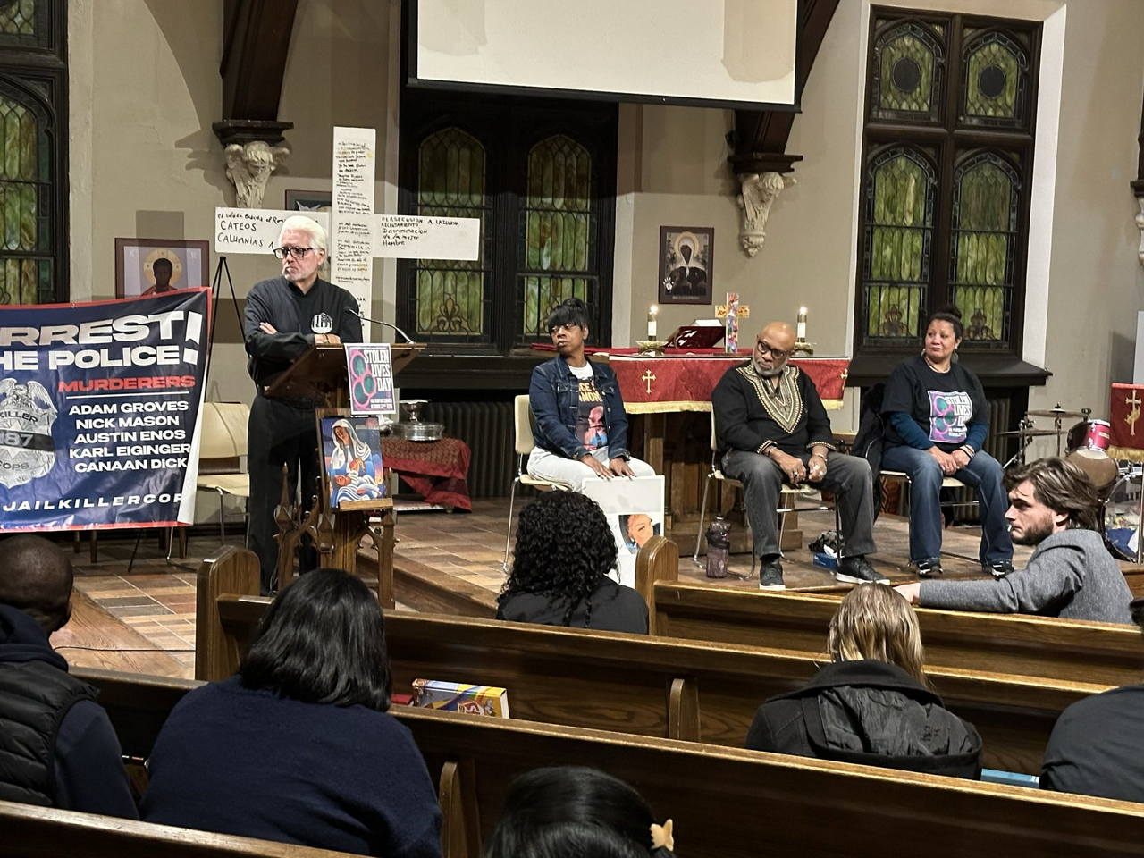 Milwaukee Alliance Against Racist and Political Repression event honors families who have lost loved ones to police violence. | Fight Back! News Milwaukee Alliance Against Racist and Political Repression event honors families who have lost loved ones to police violence.