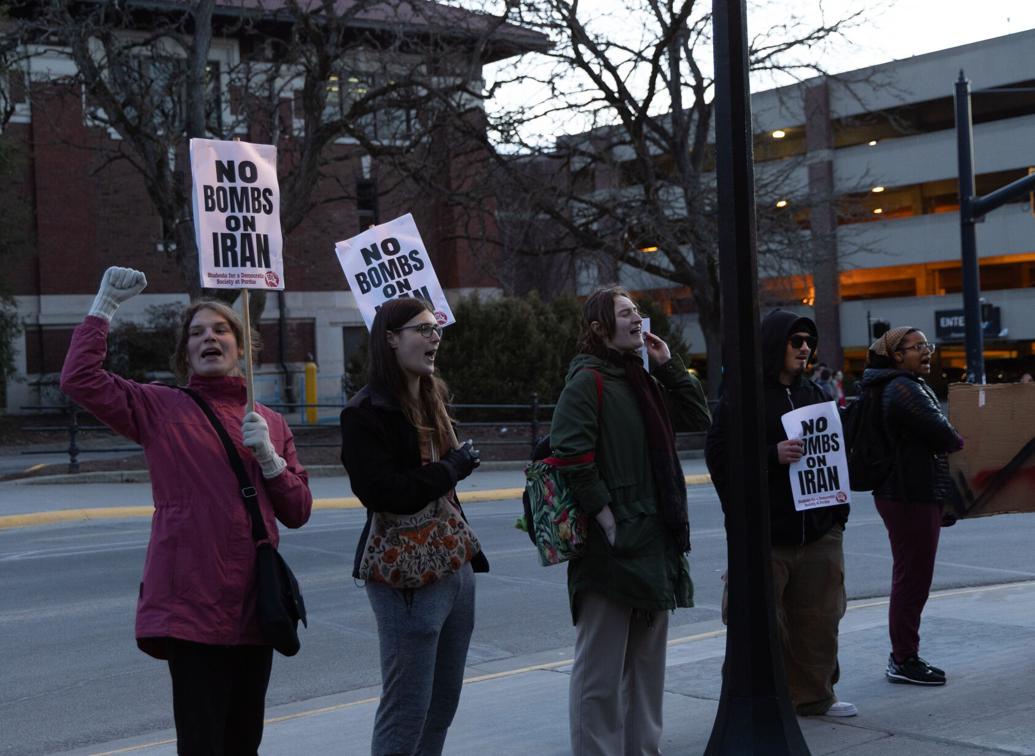 Purdue SDS protests war on Iran | FightBack! News