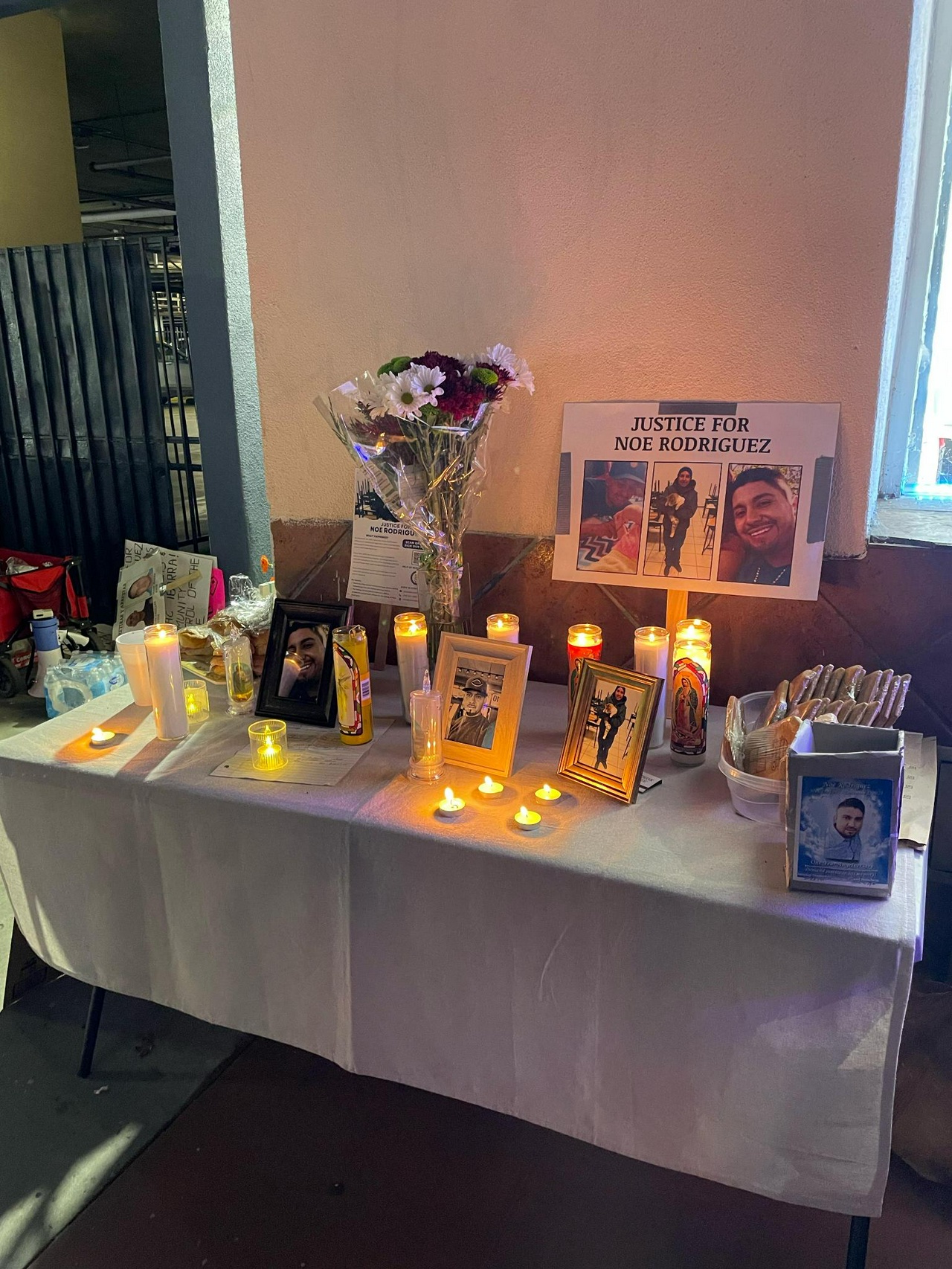 Alter at angelversary for Noe Rodriguez.