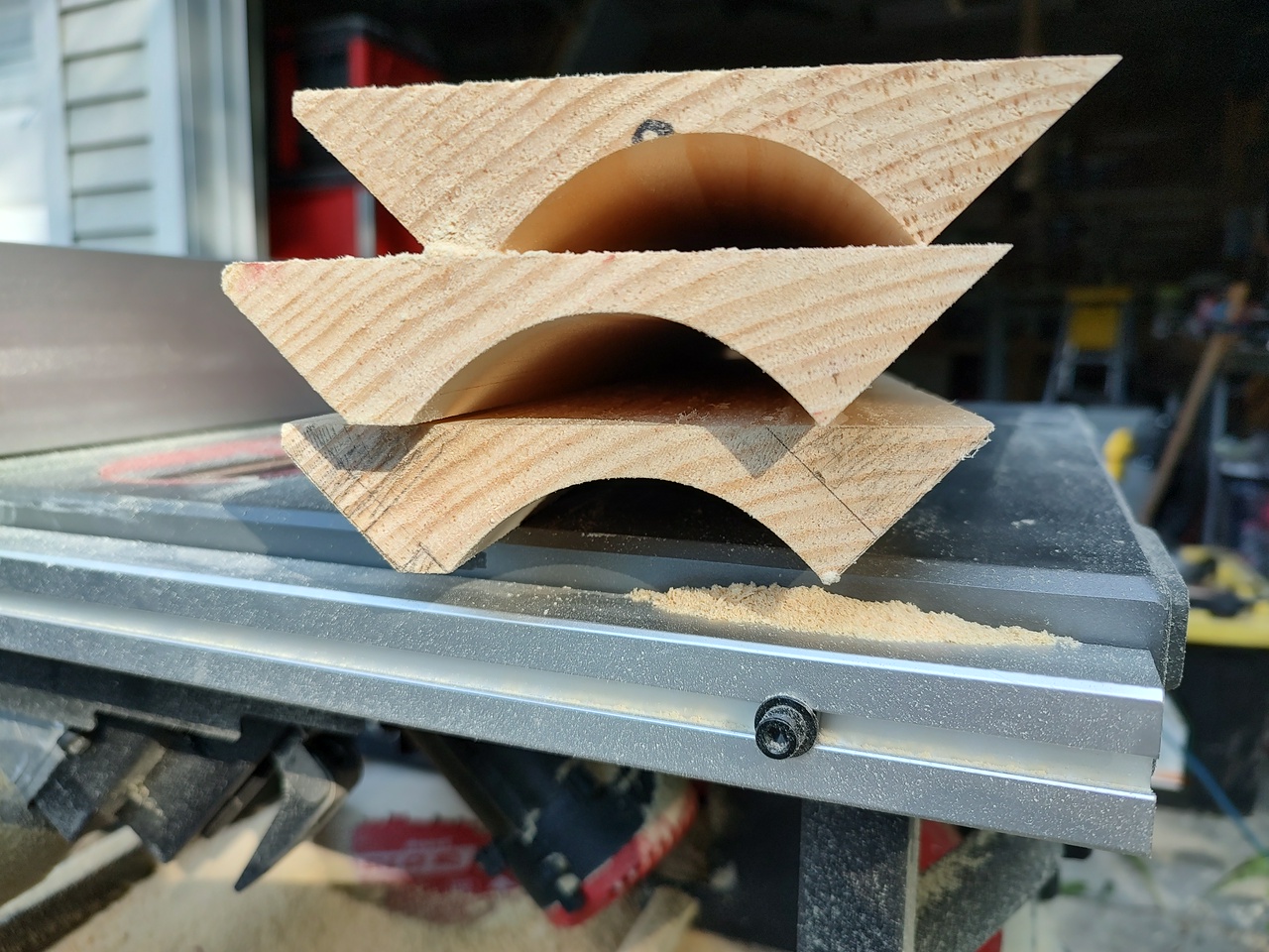 first two cuts