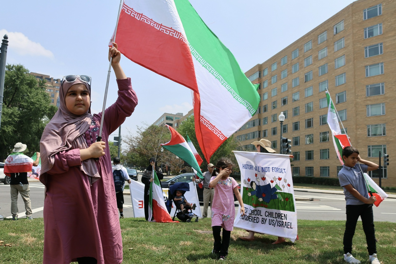 Washington DC protest against U.S. attacks on Iran | Photo Credit: Diane Krauthamer