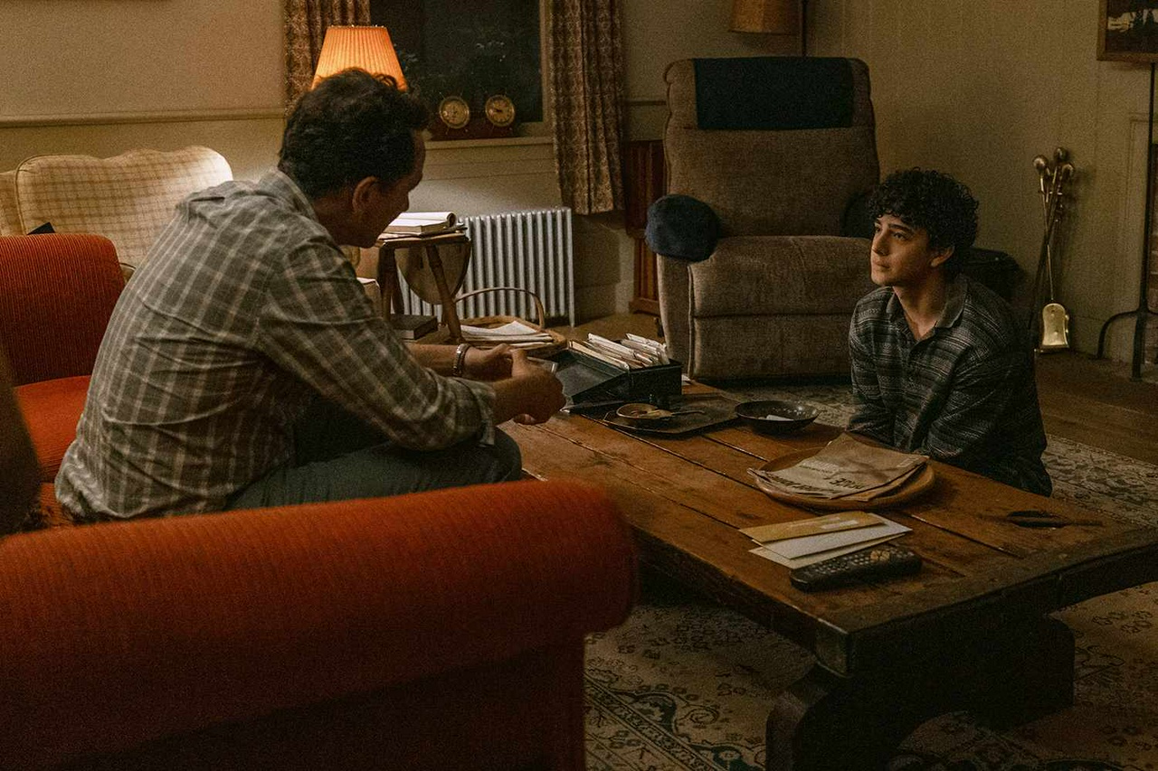 Tom Loftis and his son Evan have an important conversation
