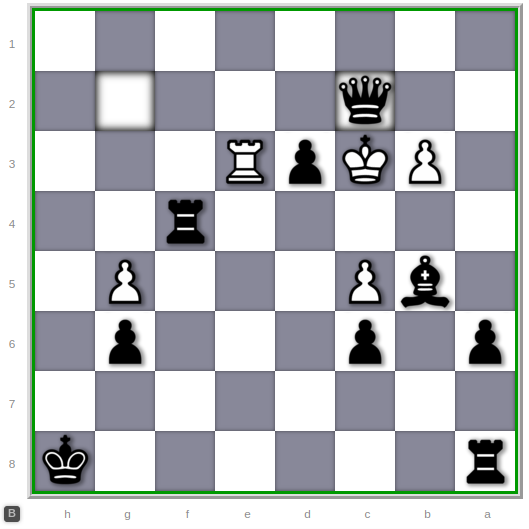 Q-p-R Combination Checkmate