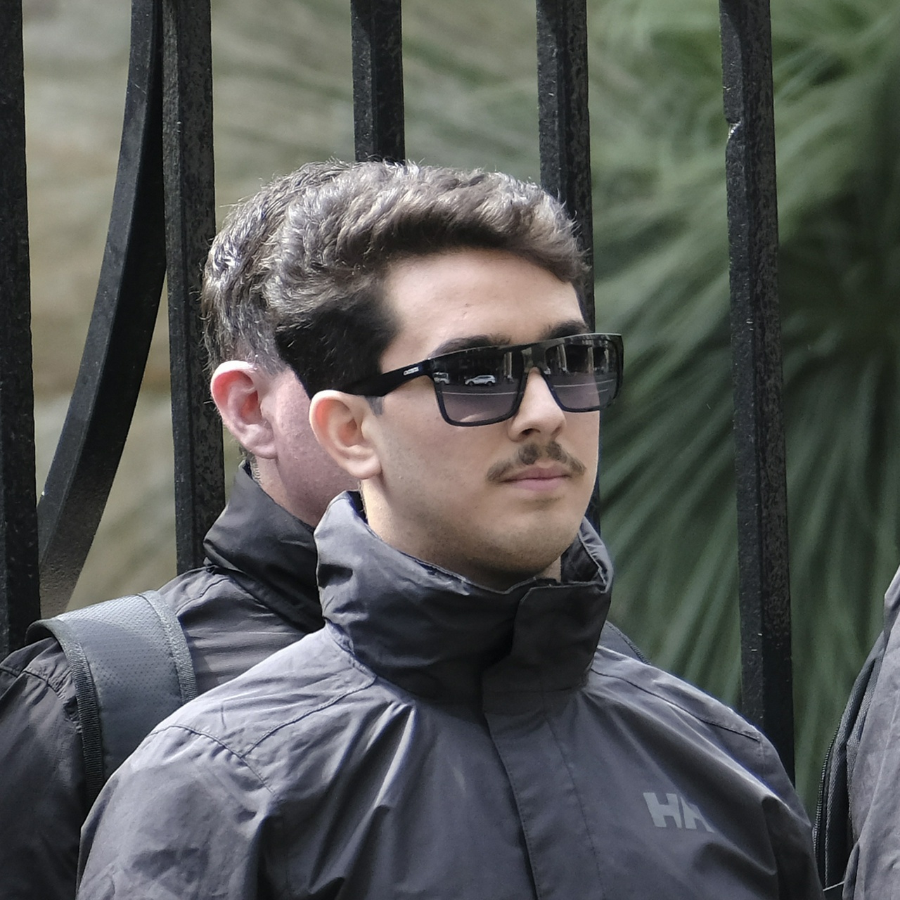 A visibly brown Gabe Mare with his patchy black moustache and thick wavy black hair