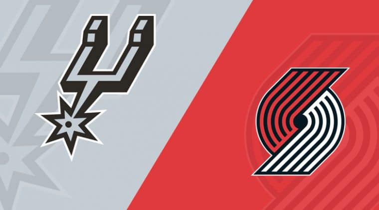 Spurs vs Trail Blazers