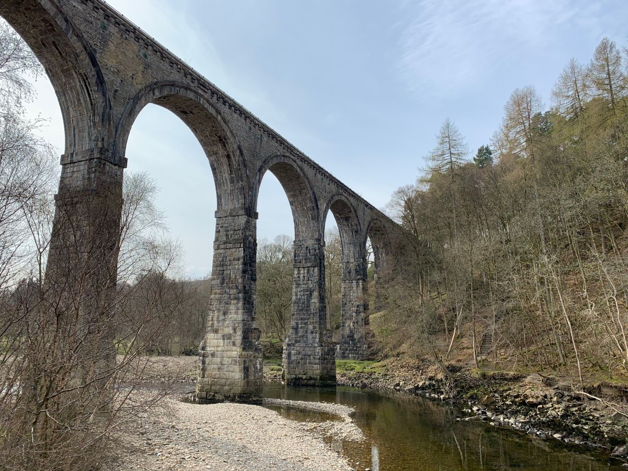 Lambley Viaduct from below