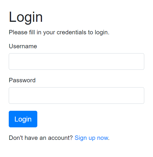 Login Page