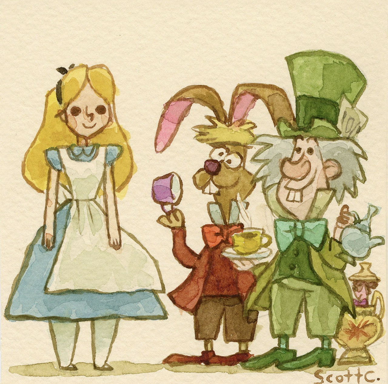 Tumble down the rabbit hole.