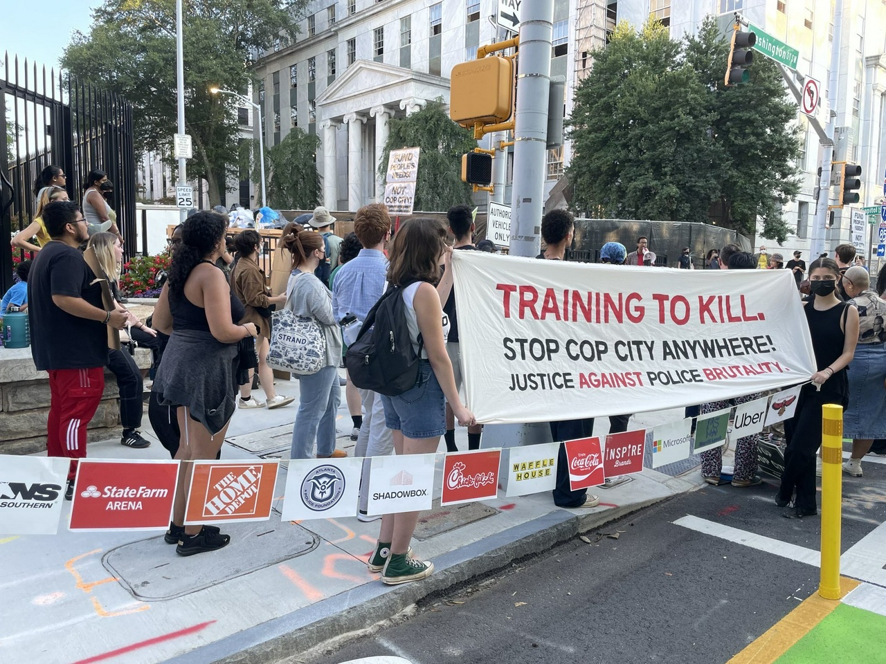 Atlanta protest against Cop City.