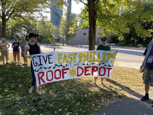 Minneapolis brings the fight for the Roof Depot to Mayor Frey’s neighborhood