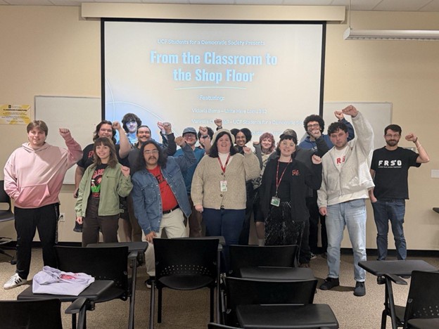 Participants in the “From The Classroom to The Shop Floor,” event at UCF.