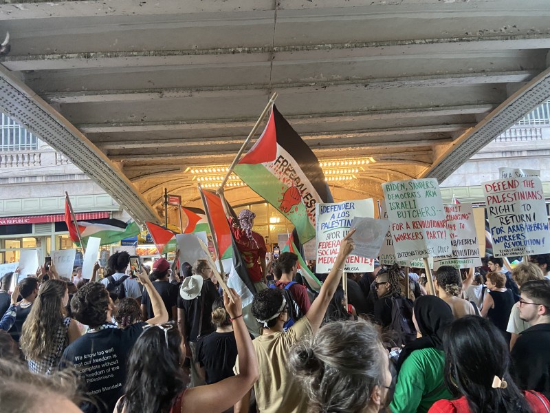 Standing with Palestine in NYC.