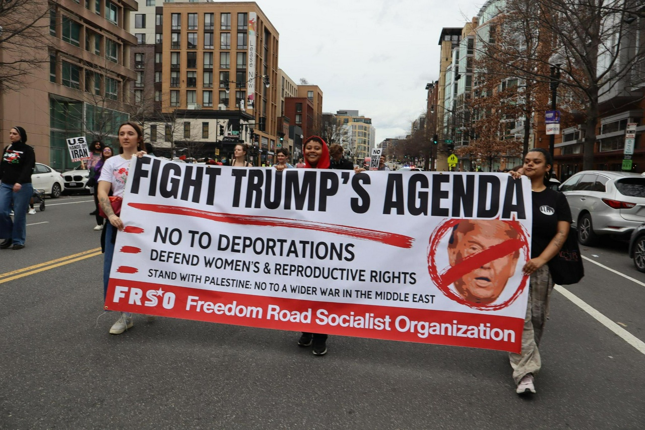 International Women's Day march in Washington, DC. | FightBack! News