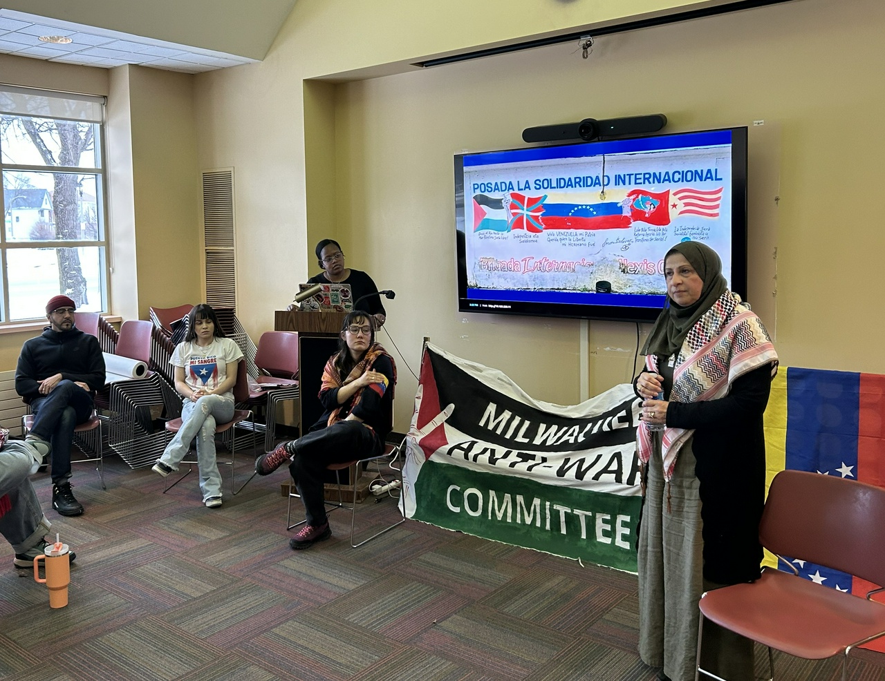 Milwaukee teach in about Venezuela.